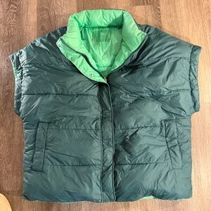 UGG Dark Green Puffer Vest